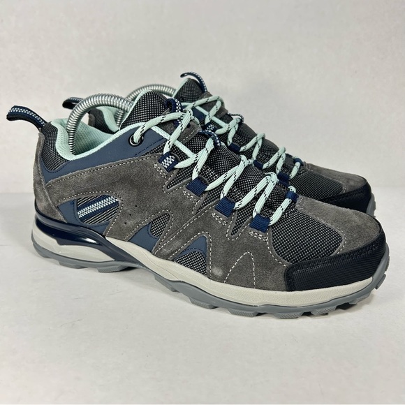 New Eddie Bauer Trail Hiking Outdoor Memory Foam Shoes Aqua/ Grey; Women’s Sz 8 - Picture 5 of 16